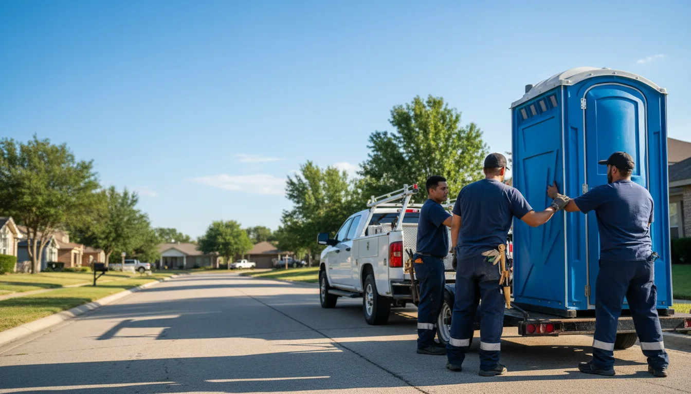 Portable Toilet Rental in Apple Springs, TX near me